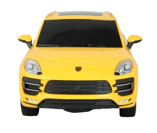 MASINA CU TELECOMANDA PORSCHE MACAN TURBO GALBEN CU SCARA 1 LA 24 - Img 4