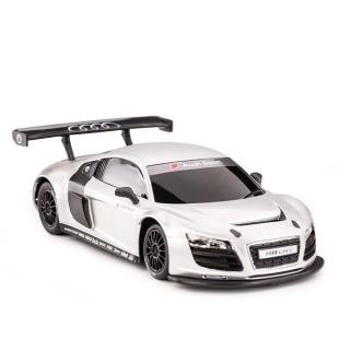 MASINUTA METALICA AUDI R8 ARGINTIE SCARA 1 LA 24 - Img 3