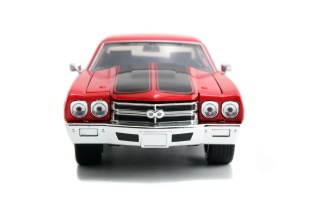 MASINUTA METALICA FAST AND FURIOUS 1970 CHEVY CHEVELLE SCARA 1 LA 24 - Img 4