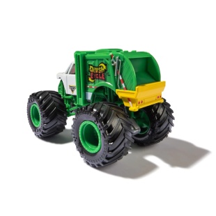 MONSTER JAM ON THE JOB MASINUTA METALICA CRUSH CYCLE SCARA 1 LA 64 - Img 3