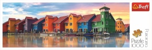 PUZZLE TREFL 1000 PANORAMA GRONINGEN - Img 3