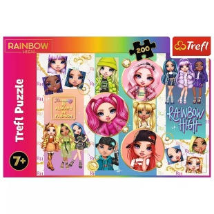 PUZZLE TREFL 200 RAINBOWHIGH PAPUSILE - Img 3