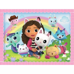 PUZZLE TREFL 2IN1 MEMO GABBYS DOLLHOUSE GABI SI PRIETENII EI - Img 2