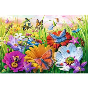 PUZZLE TREFL 300 EASY PIECE INSECTE IN LUNCA - Img 2