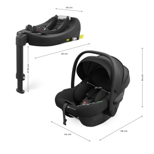 SCOICA AUTO KINDERKRAFT I-LITE CU BAZA ENDURA SAFE FX BLACK - Img 7