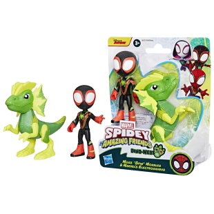 SPIDEY SI PRIETENII MARVEL DINO WEBS MILES SPIN MORALES SI MARVEL'S ELECTROSAURUS - Img 5