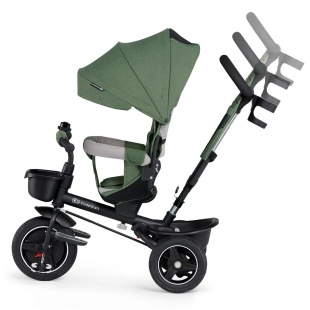 TRICICLETA KINDERKRAFT SPINSTEP, GREEN - Img 11