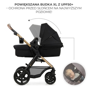 CARUCIOR 3 IN 1 KINDERKRAFT MOOV 2, NEGRU PUR - Img 11