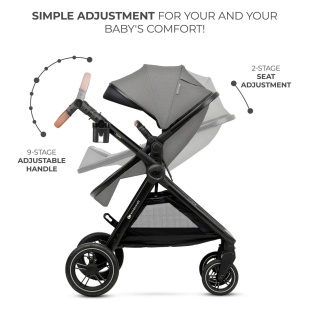 CARUCIOR KINDERKRAFT ESME, 3 IN 1, MOONLIGHT GREY - Img 12