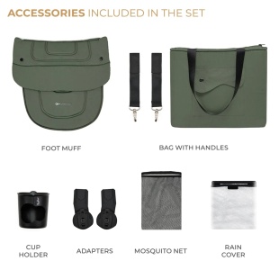 CARUCIOR KINDERKRAFT YOXI 3IN1 (MINK PRO) MISTIC GREEN - Img 9