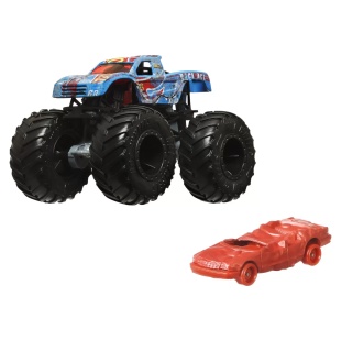 HOT WHEELS MONSTER TRUCK SI MASINUTA METALICA RACE ACE - Img 3