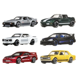 HOT WHEELS SILVER SERIES SET 6 MASINUTE METALICE TEMATICA JAPONEZA - Img 2