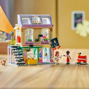 LEGO FRIENDS MAGAZIN DE MUZICA SI APARTAMENT 42653 - Img 5
