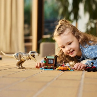 LEGO JURASSIC WORLD RENASTEREA EVADARE PE RAU DIN CALEA UNUI T REX 76975 - Img 4