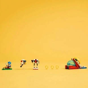 LEGO SONIC ÎNFRUNTARE LA FOCUL DE TABARA AL LUI SONIC 77001 - Img 5