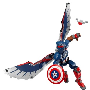 LEGO SUPER HEROES FIGURINA DE CONSTRUCTIE CAPITANUL AMERICA 76296 - Img 4