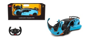 MASINA CU TELECOMANDA LAMBORGHINI HURACAN STO ALBASTRU SCARA 1 LA 14 - Img 9
