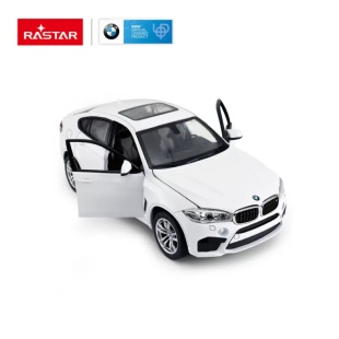 MASINUTA METALICA BMW X6M ALB SCARA 1 LA 24 - Img 2
