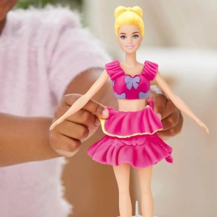 PLAY DOH BARBIE SET PLASTELINA VOLANASE SI FUNDITE CU PAPUSA INCLUSA - Img 6