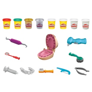 PLAY-DOH SET DENTISTUL CU ACCESORII SI DINTI COLORATI - Img 2