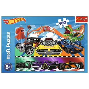 PUZZLE TREFL 100 HOT WHEELS MASINILE DE CURSE - Img 3