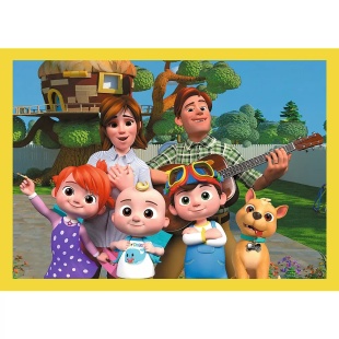 PUZZLE TREFL 4IN1 COCOMELON PREZENTAREA FAMILIEI - Img 2