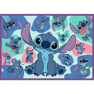PUZZLE TREFL 4X250 DISNEY UIMITORUL STITCH - Img 2
