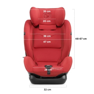 SCAUN AUTO ISOFIX KINDERKRAFT MYWAY, 0-36 KG, RED - Img 12
