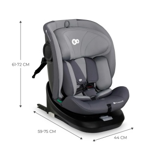 SCAUN AUTO KINDERKRAFT I-GROW I-SIZE 40-150 CM, GREY - Img 9