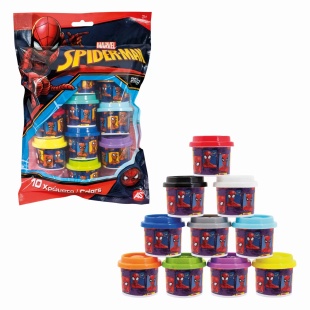 SET 10 BORCANASE DE PLASTILINA SPIDERMAN IN PUNGA DE PLASTIC - Img 5