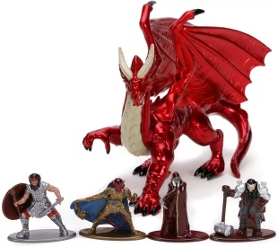 SET 5 NANO FIGURINE DIN METAL DUNGEONS DRAGONS 4 CM - Img 2