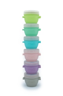 SET 6 RECIPIENTE SILICON SNAP&GO, MELII, 59 ML - Img 2