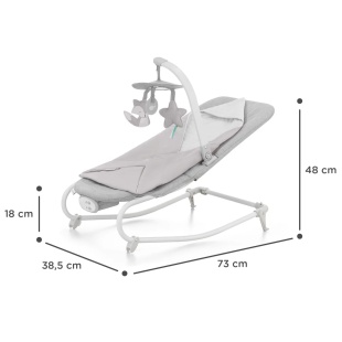 SEZLONG 3 IN 1, KINDERKRAFT FELIO 2, STONE GREY - Img 5