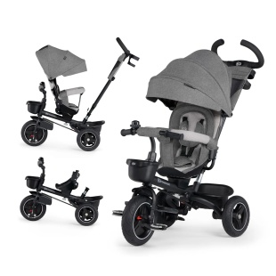 TRICICLETA KINDERKRAFT SPINSTEP, GREY - Img 11