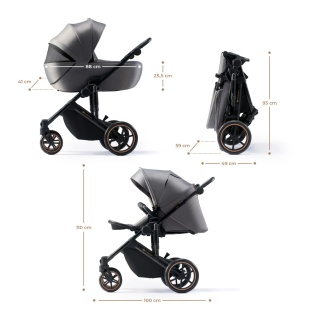 CARUCIOR 3 IN 1 KINDERKRAFT PRIME 2 3IN1 MINK PRO GREY - Img 5