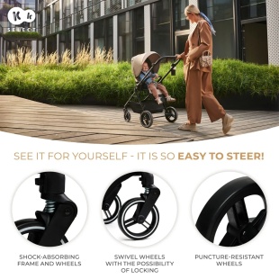 CARUCIOR KINDERKRAFT YOXI 3IN1 (MINK PRO) BEJ NISIP - Img 9