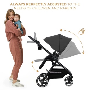 CARUCIOR KINDERKRAFT YOXI 3IN1 (MINK PRO) MOON GREY - Img 11