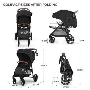 CARUCIOR SPORT KINDERKRAFT GRANDE PLUS, BLACK - Img 6