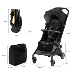 CARUCIOR SPORT KINDERKRAFT PILOT 2, 0-22 KG, MIDNIGHT BLACK - Img 7