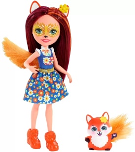 ENCHANTIMALS PAPUSI CU ANIMALUTE FELICITY FOX SI FLICK - Img 2