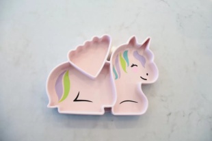 FARFURIE COMPARTIMENTATA DIN SILICON CU VENTUZA, MELII, UNICORN - Img 7