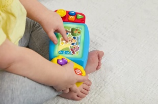 FISHER PRICE LAUGH&LEARN CONSOLA BEBE IN LIMBA ROMANA - Img 7
