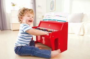 HAPE PIAN ELECTRONIC ROSU CU LUMINI - Img 3