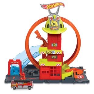 HOT WHEELS STATIA DE POMPIERI SUPER LOOP - Img 2
