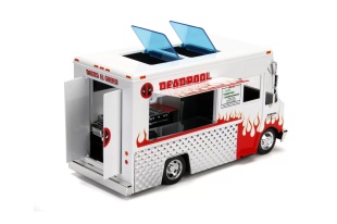 JADA MARVEL SET CAMIONUL DE MANCARE SCARA 1:24 SI FIGURINA METALICA DEADPOOL - Img 5