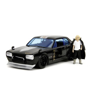 JADA SET TOKYO REVENGERS FIGURINA METALICA 7CM SI MASINUTA NISSAN SKYLINE GTR SCARA 1 LA 24 - Img 2