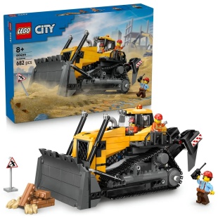 LEGO CITY BULDOZER GALBEN 60466 - Img 8