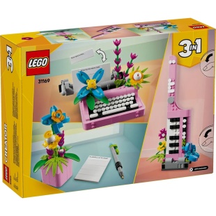 LEGO CREATOR MASINA DE SCRIS CU FLORI 31169 - Img 8