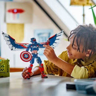 LEGO SUPER HEROES FIGURINA DE CONSTRUCTIE CAPITANUL AMERICA 76296 - Img 5