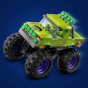 LEGO SUPER HEROES HULK IN VEHICUL DE TEREN CONTRA LUI THANOS 76312 - Img 6